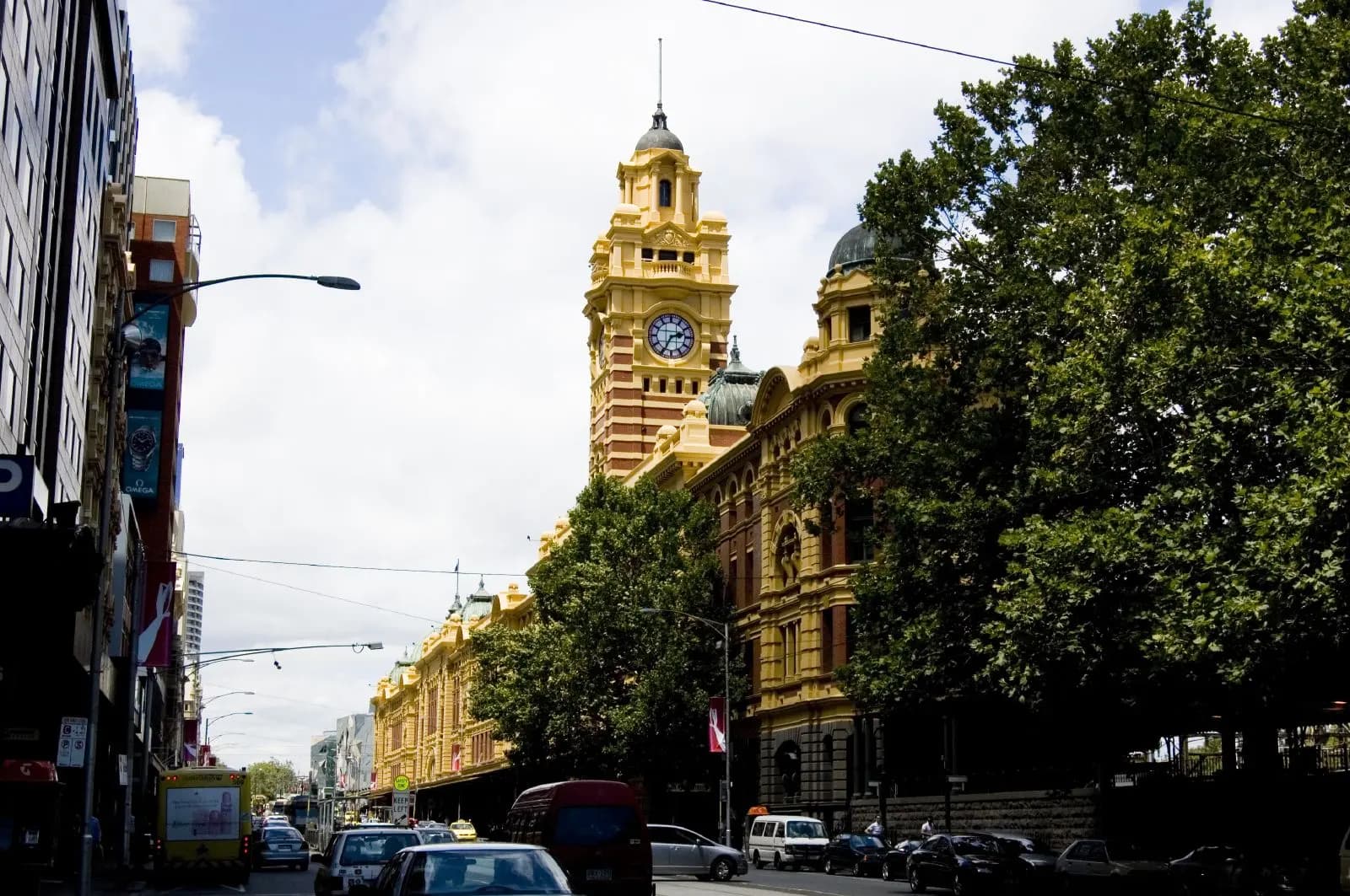 Flinders Street Station, a common first landmark on a Melbourne CBD day