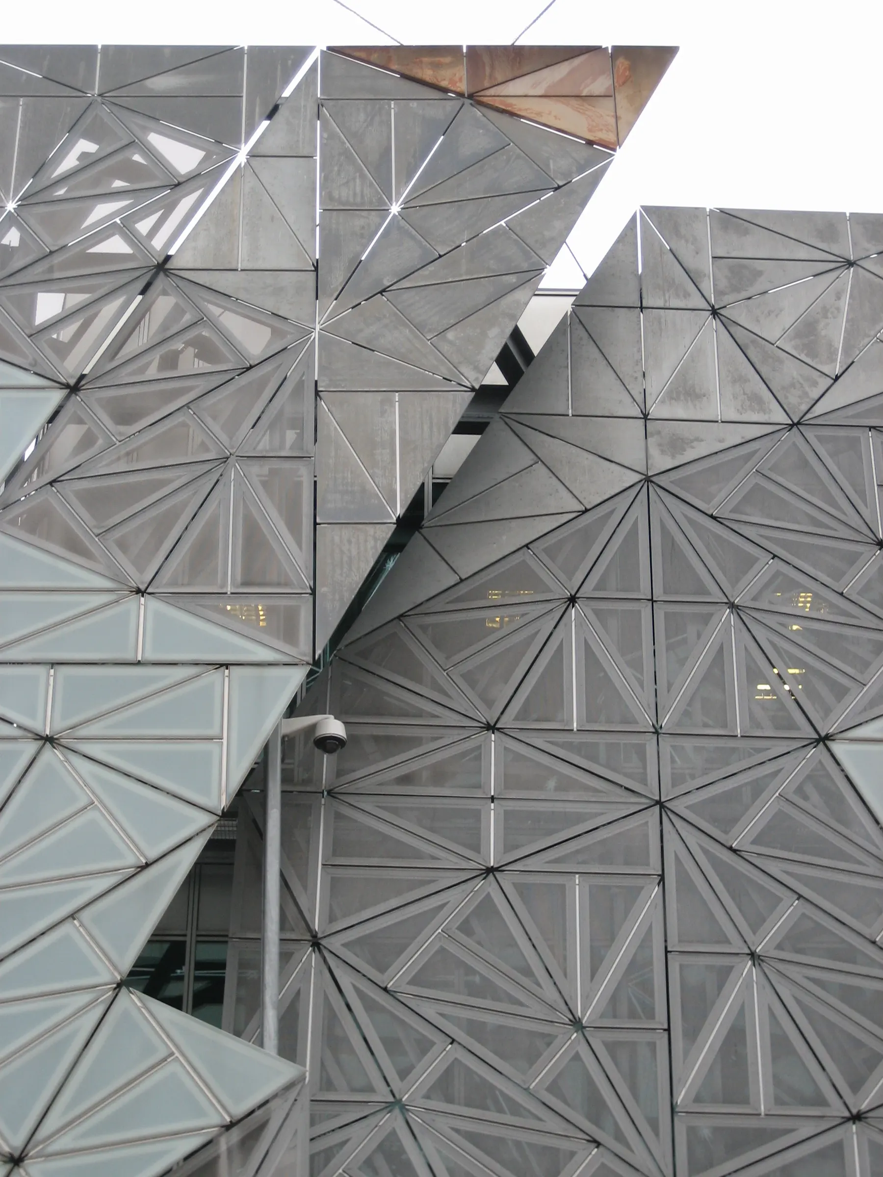 Federation Square, a civic terrace on the edge of the Hoddle Grid